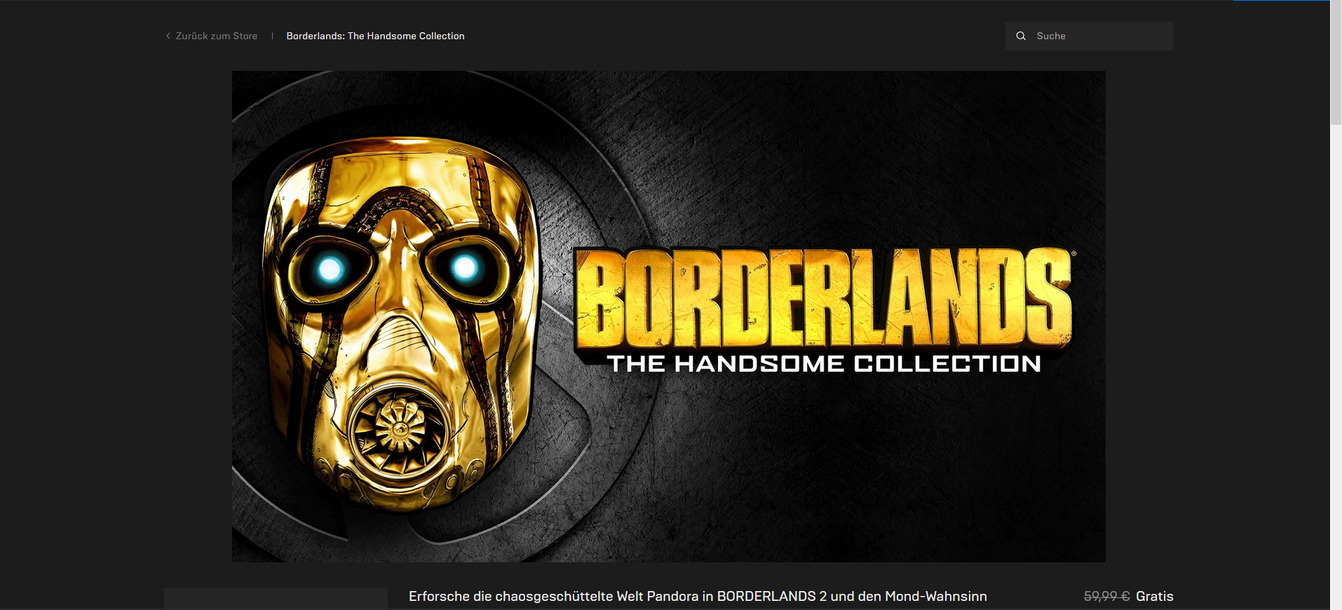 Mystery Game Borderlands The Handsome Collection gratis