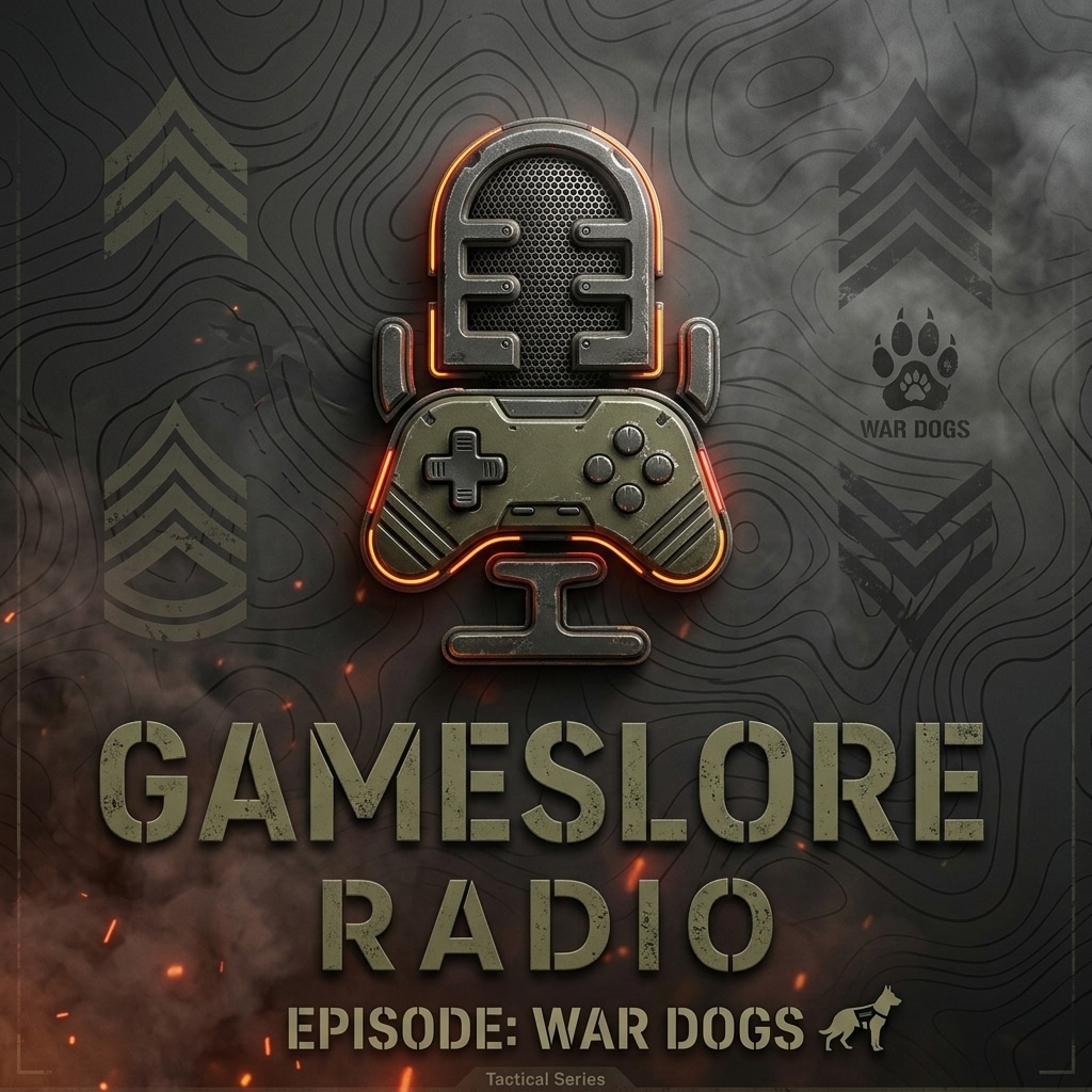 Gameslore Radio Episode 26 - War Dogs Cover