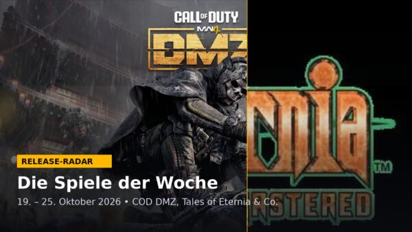 Gameslore Release-Radar: Die wichtigsten Spiele-Releases der Woche (19. – 25. Oktober 2026)