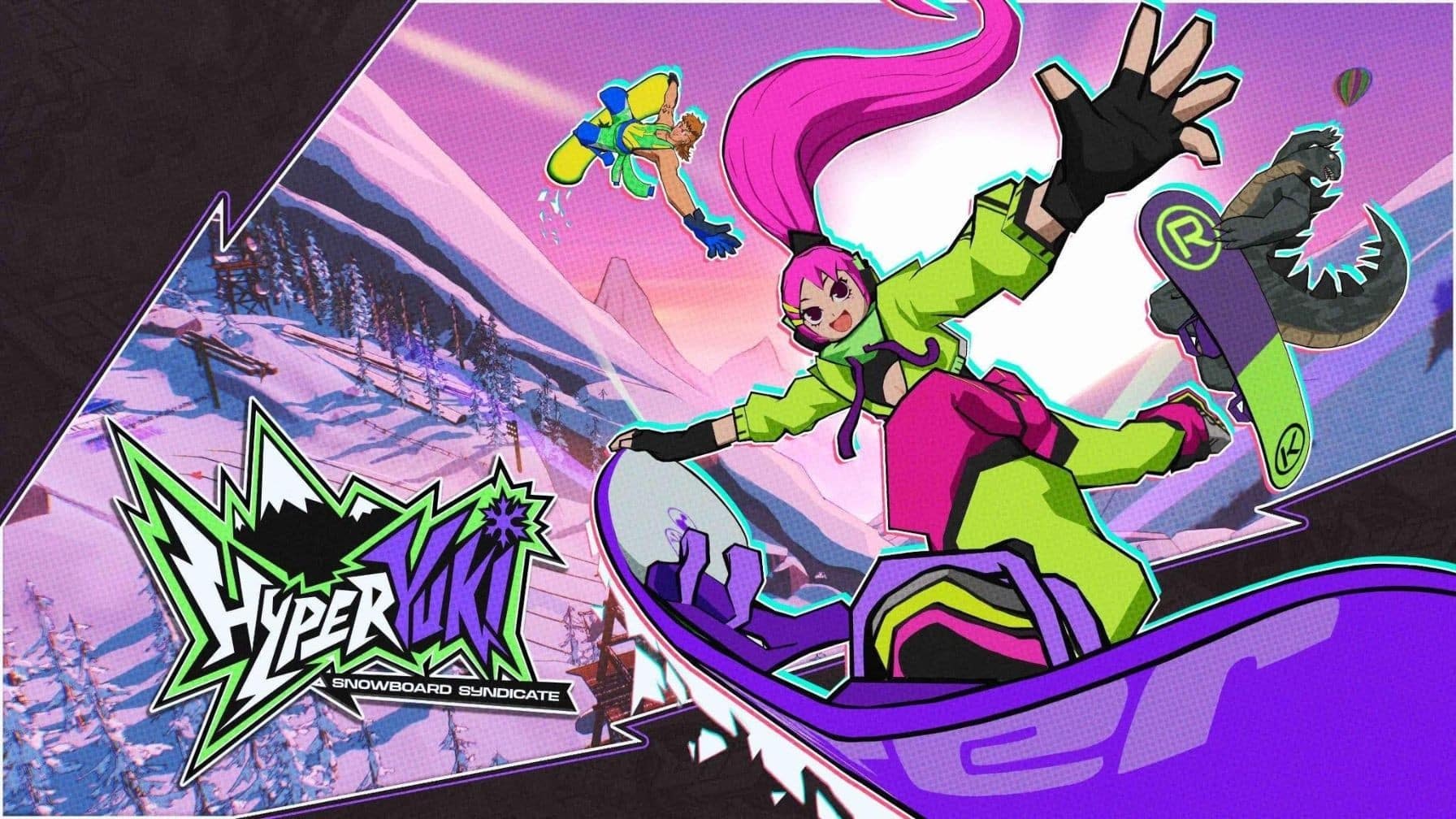 HYPERyuki: Snowboard Syndicate - Y2K Arcade Snowboarder