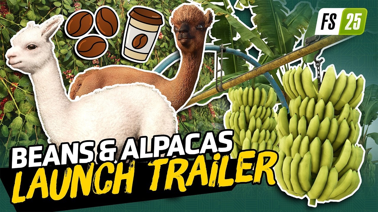Landwirtschafts-Simulator 25 Beans und Alpacas Expansion Launch