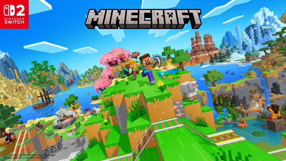 Minecraft fuer Nintendo Switch 2 Key Art