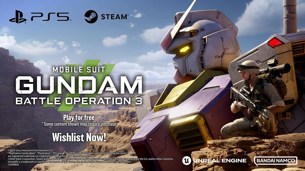 Mobile Suit Gundam Battle Operation 3 Ankuendigung Key Art