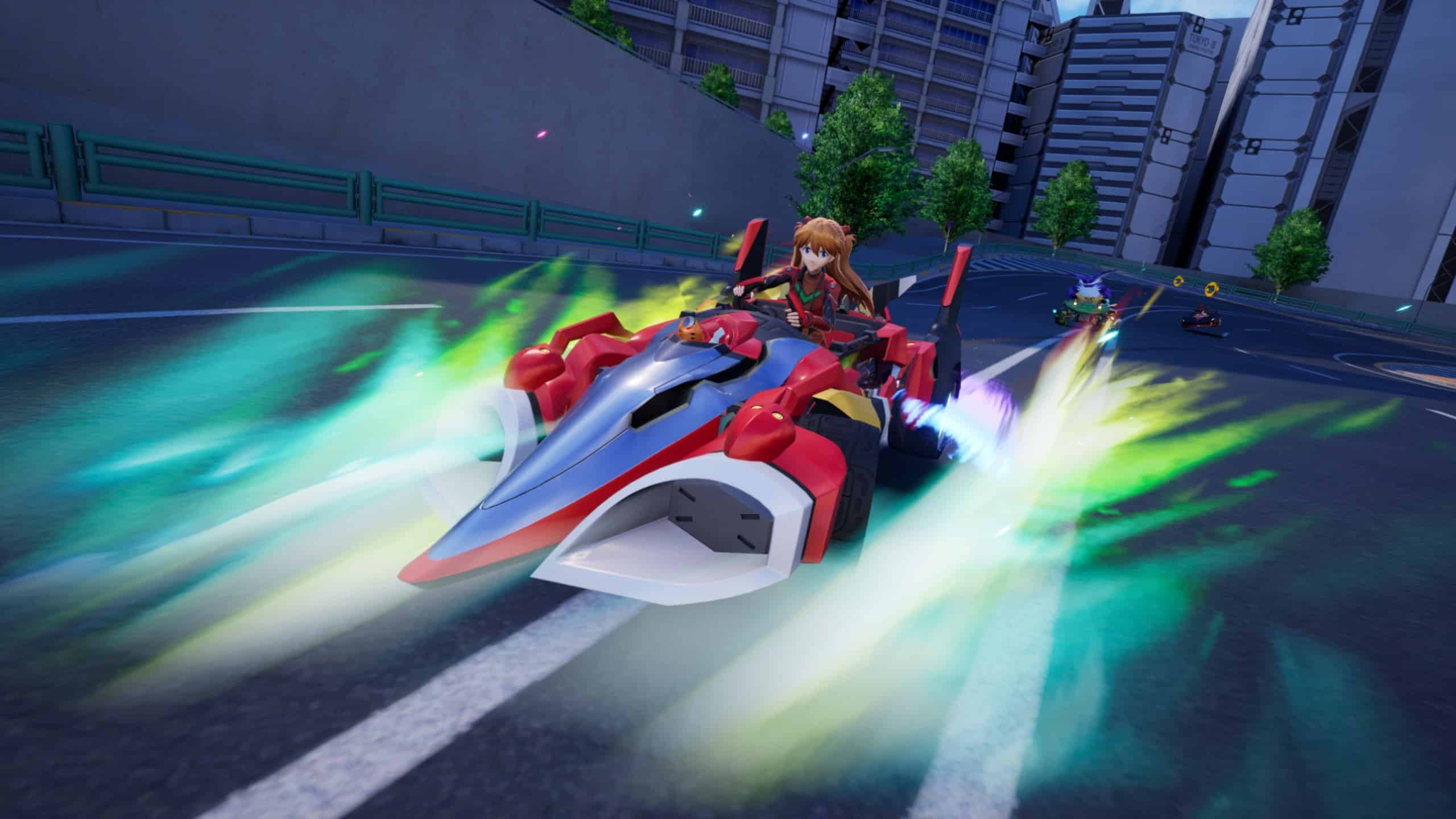 Sonic Racing CrossWorlds Evangelion Asuka DLC