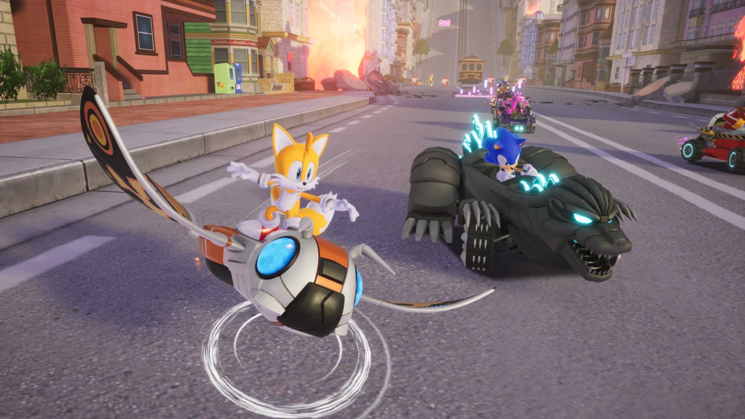 Sonic Racing CrossWorlds Godzilla Mothra DLC