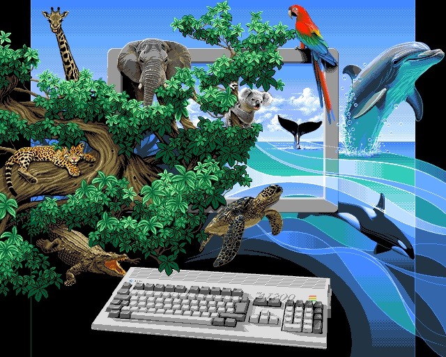 THEA1200 Amiga 1200 Beyond the Screen Artwork von Klas Benjaminsson