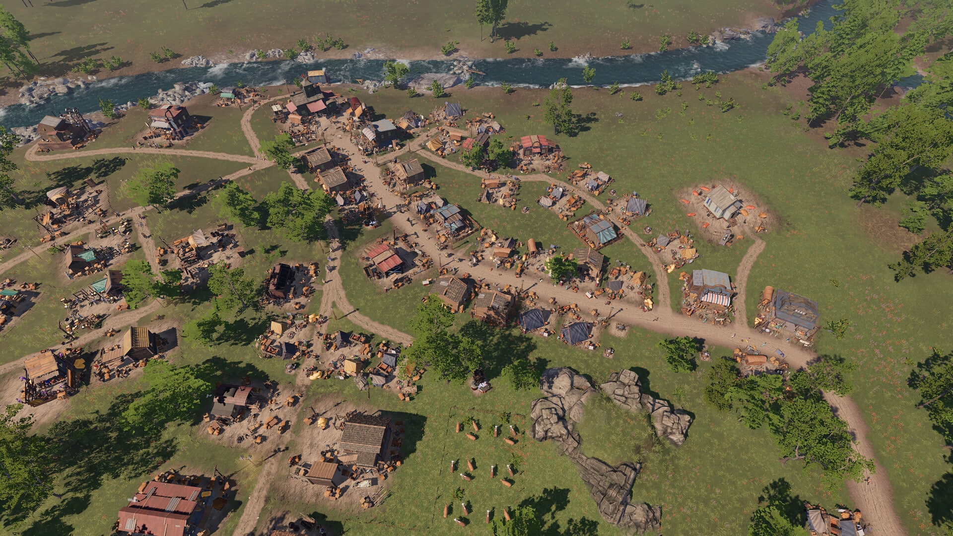 Wild West Pioneers Staedtebau und Siedlungsbau Gameplay